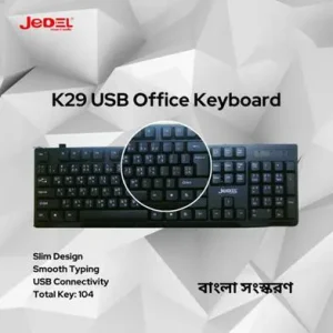 Jedel Wired Keyboard Bangladesh K29