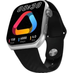 QCY GS2 Smart Watch 60HZ Curved Amoled Display (Black, Gray)