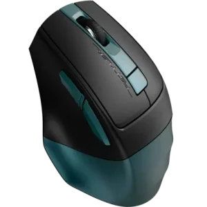 A4Tech FB35C Multimode Rechargeable Wireless Mouse (DarkSea Green, Silver)