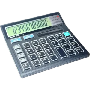 CT-512N 112 Steps Check Correct Calculator Metal Faceplate 12 Digit Desktop Business Calculator