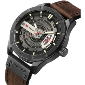 CURREN Luxury Sports Watch For Men - 8301 (Chocolate, Brown,  Blue)