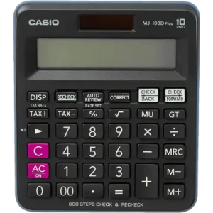 Casio MJ-100DPLUS-W-DP-W Check and Recheck Desktop Calculator - MJ-100DPLUS-W-DP-W
