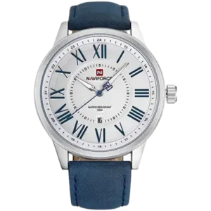 Naviforce 9126L Men Leather Strap Sports Men’s Watche