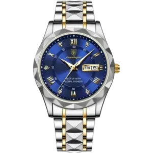 POEDAGAR 615 Men Watch For Sports Waterproof Luminous Stainless Steel (Blue, Green, Silver, White, Gold)