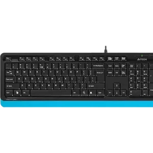 A4TECH FK10 Fstyler Multimedia Wired Keyboard (Blue, Orange)