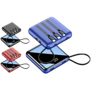 Mini Portable Power Bank (Multicolor)