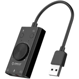 Orico SC2- BK External Stereo Sound Card -Usb 2.0