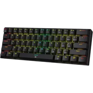 REDRAGON K631 CASTOR WIRED BLACK MECHANICAL KEYBOARD - Red Switch